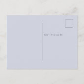 Carte Postale Hello New Baby Photo Faire-part de naissance bleu (Dos)