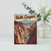 Carte Postale Hells Canyon Idaho Vintage (Debout devant)