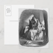 Carte Postale Heloise et Abelard s'embrasser (Devant / Derrière)