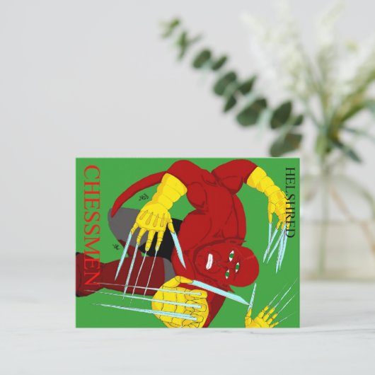 Carte postale Helshred (Debout devant)