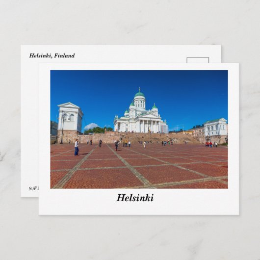 Carte postale Helsinki (Devant / Derrière)