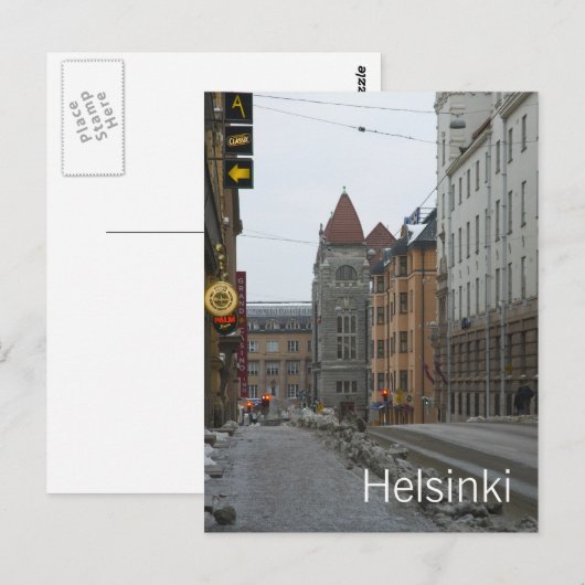 Carte Postale Helsinki (Devant / Derrière)