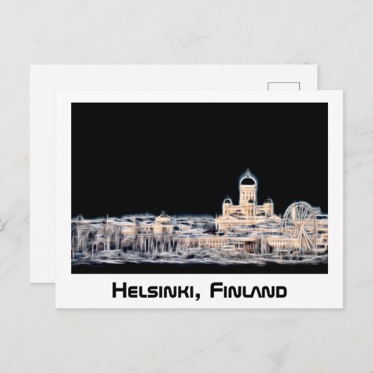 Carte postale Helsinki, Finlande (Devant / Derrière)