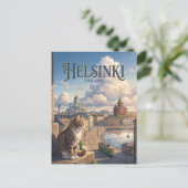 Carte Postale Helsinki Finlande (Debout devant)