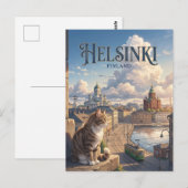 Carte Postale Helsinki Finlande (Devant / Derrière)