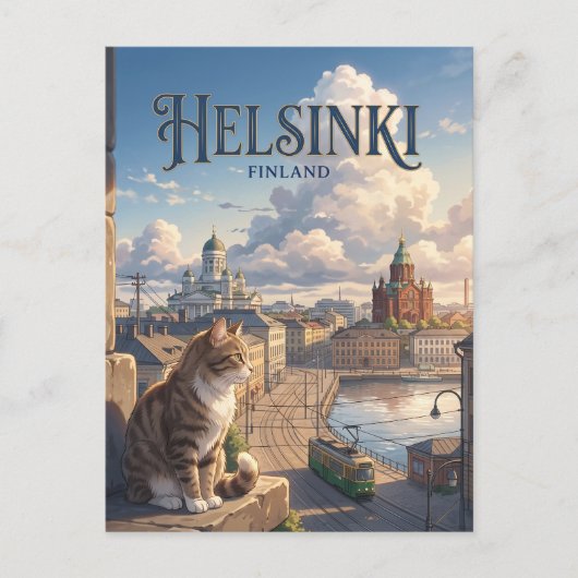 Carte Postale Helsinki Finlande (Devant)