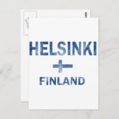 Carte Postale Helsinki Finlande Designs (Devant / Derrière)