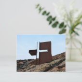 Carte Postale Helsinki, Finlande, Rock Church Cross (Debout devant)
