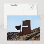 Carte Postale Helsinki, Finlande, Rock Church Cross (Devant / Derrière)