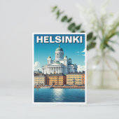 Carte Postale Helsinki Finlande Voyages (Debout devant)