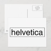 Carte Postale helvetica (Devant / Derrière)