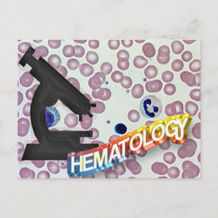 Carte Postale HEMATOLOGY - Medical Technology - Laboratory