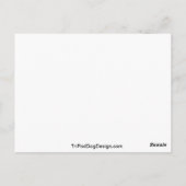 Carte Postale Hemi le chiot à puces (Dos)