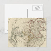 Carte Postale Hémisphère Nord (Devant / Derrière)