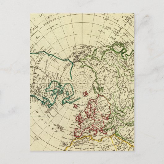 Carte Postale Hémisphère Nord 2 (Devant)