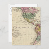 Carte Postale Hémisphère occidental (Devant / Derrière)