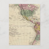 Carte Postale Hémisphère occidental (Devant)