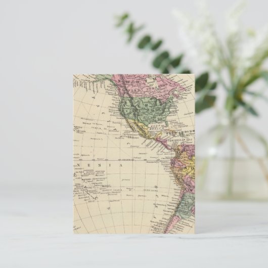 Carte Postale Hémisphère occidental (Debout devant)