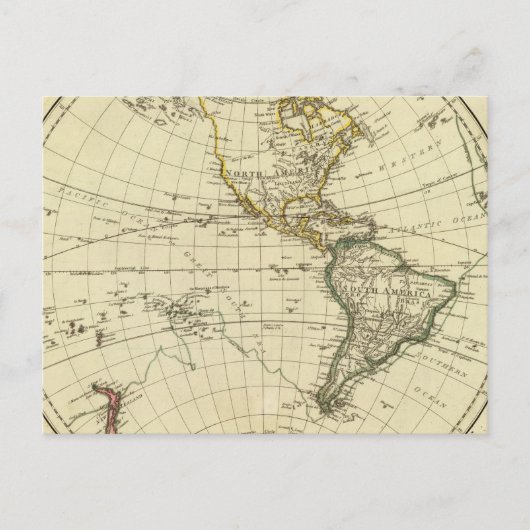 Carte Postale Hémisphère occidental 11 (Devant)