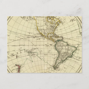Carte Postale Hémisphère occidental 11