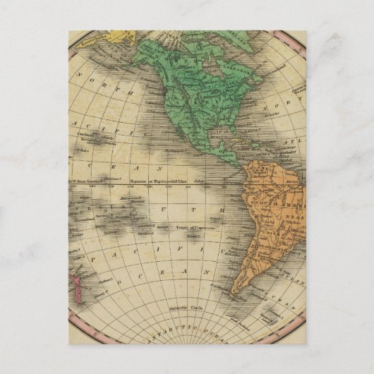 Carte Postale Hémisphère occidental 16 (Devant)