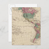 Carte Postale Hémisphère occidental 2 (Devant / Derrière)