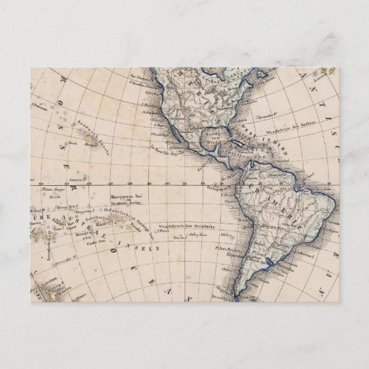 Carte Postale Hémisphère occidental 6 (Devant)