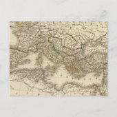 Carte Postale Hémisphère oriental classique de Rome (Devant)