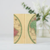 Carte Postale Hémisphère W, hémisphère E (Debout devant)