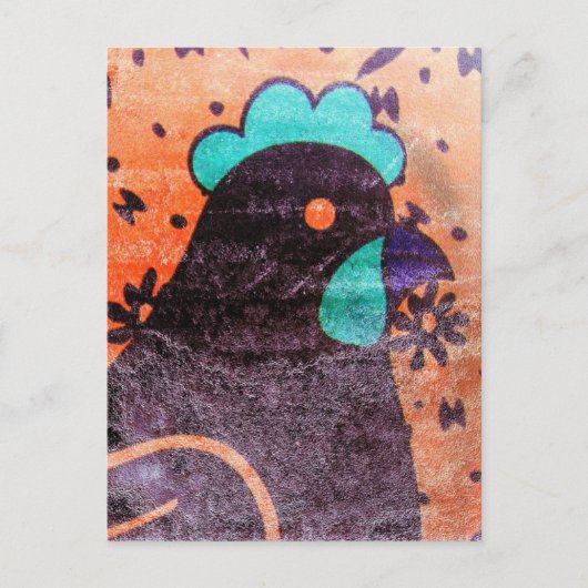 Carte Postale Hen numérique (Devant)