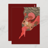 Carte Postale Hen-Rock Barred (Devant / Derrière)