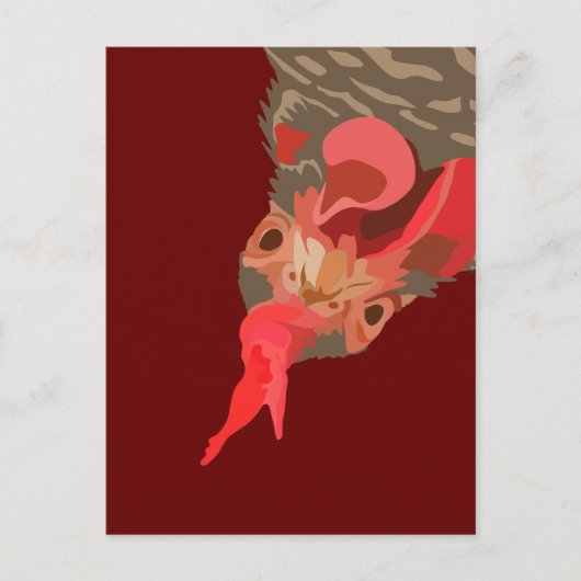 Carte Postale Hen-Rock Barred (Devant)