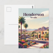 Carte Postale Henderson, Nevada (Devant / Derrière)