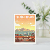 Carte Postale Henderson Nevada vintage (Debout devant)