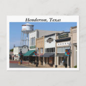 Carte Postale Henderson, Texas (Devant)