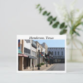 Carte Postale Henderson, Texas (Debout devant)