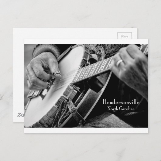 Carte Postale Hendersonville, NC (Devant / Derrière)