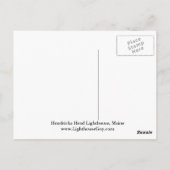 Carte Postale Hendricks Head Lighthouse, Maine Postcard (Dos)