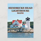 Carte Postale Hendricks Head Lighthouse, Maine Postcard (Devant)