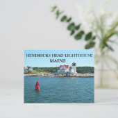 Carte Postale Hendricks Head Lighthouse, Maine Postcard (Debout devant)