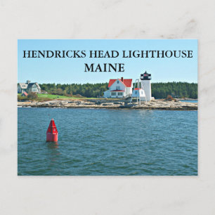 Carte Postale Hendricks Head Lighthouse, Maine Postcard