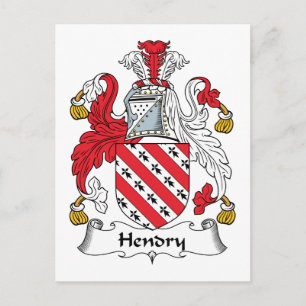 Carte Postale Hendry Family Crest