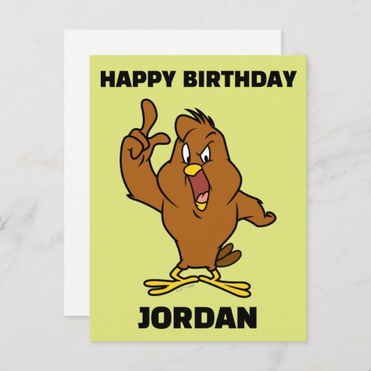 Carte Postale Henery Hawk Yelling (Devant / Derrière)