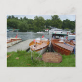 Carte Postale Henley on Thames, Bateaux à moteur anciens (Devant)