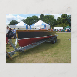 Carte Postale Henley sur Thames, Bateau à moteur classique en sp