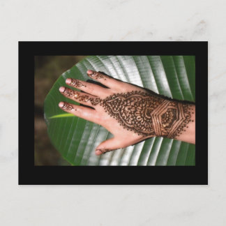 Carte Postale Henna Bontanica
