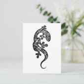Carte Postale Henna Gecko Par Cynthia McDonald (Debout devant)