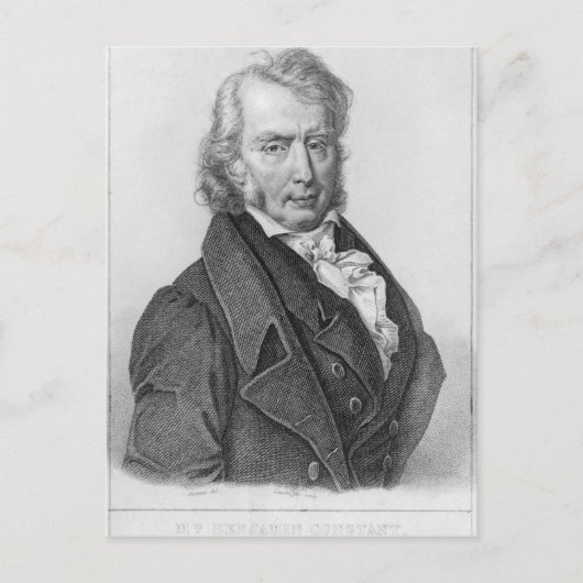 Carte Postale Henri Benjamin Constant de Rebecque (Devant)