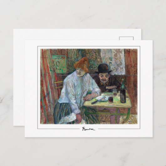 Carte Postale Henri de Toulouse-Lautrec #13 - Fine Art Postca... (Devant / Derrière)