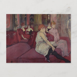 Carte Postale Henri de Toulouse-Lautrec Dans le Salon de la Ru